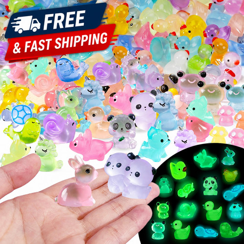 136pcs mini luminous resin - 136pcs,
