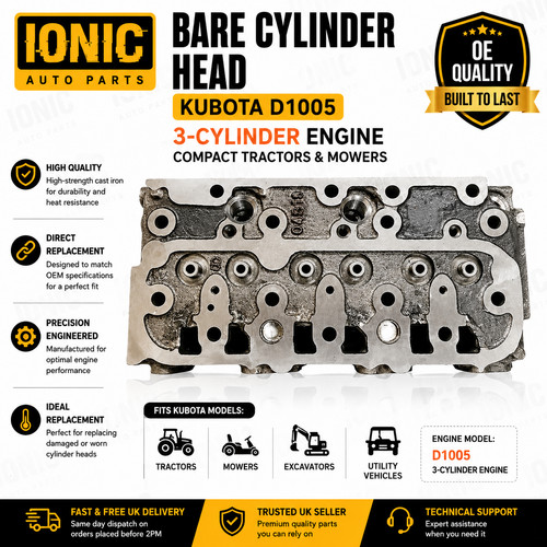Bare cylinder head kubota - bare,