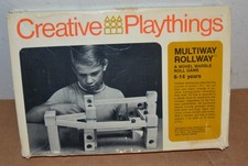Creative Playthings Multiway Rollway Marble Vintage 1969 Building Set Game