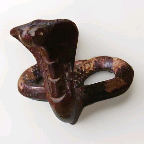 Antique wooden cobra - wooden, carving