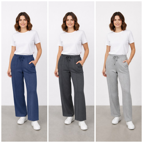 Ladies casual wide - wide, leg