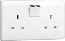 White Double Sockets BG NEXUS