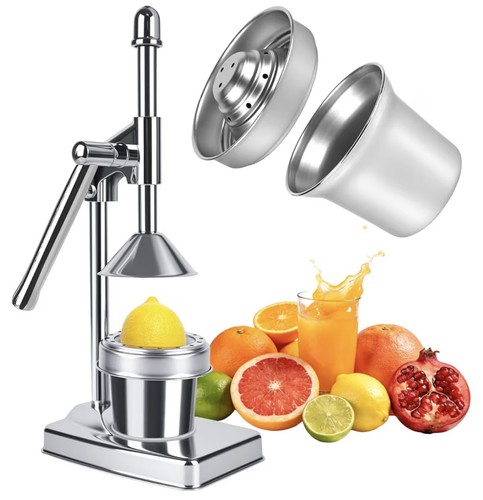 Heavy duty metal manual juicer - manual,