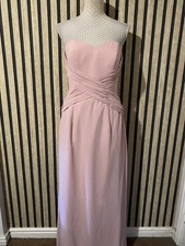 amanda wyatt Pink Strapless Prom Bridesmaid Dress Size 12 Occasion