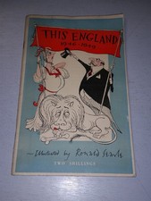 THIS ENGLAND 1946-1949 BY RONALD SEARLE TPB PAPERBACK < BOX 25