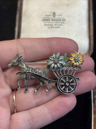 Vintage unsigned donkey flower - unsigned,
