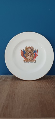 Commerative plate coronation - commerative,