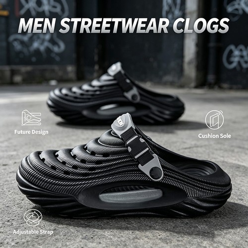 Mens platform clogs - mens,