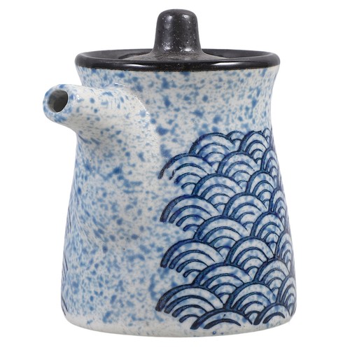 Ceramic olive oil dispenser - olive,