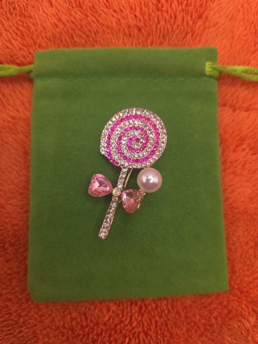 Pink gold coloured - coloured, lollipop