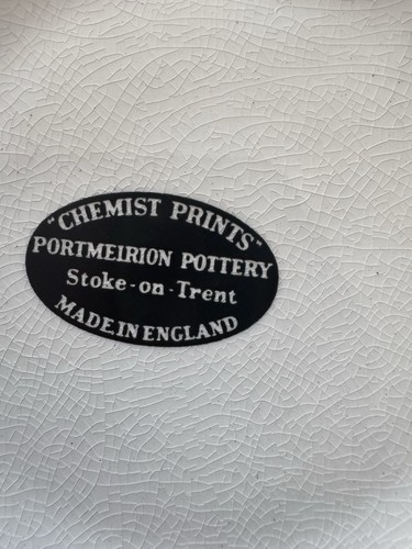 Port meirion chemist print - port,