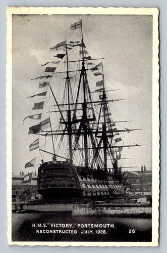 Postcard portsmouth h m s - -,
