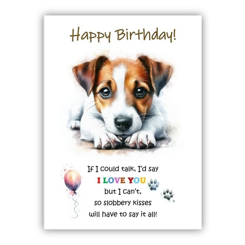 Birthday card from - card, the