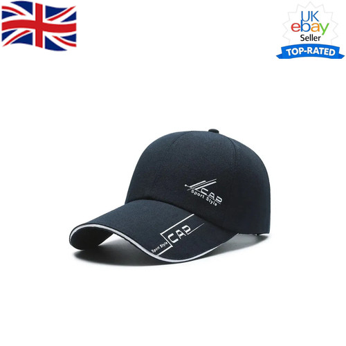Mens baseball cap long - long, brim