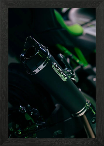 Kawasaki z125 exhaust framed - kawasaki,