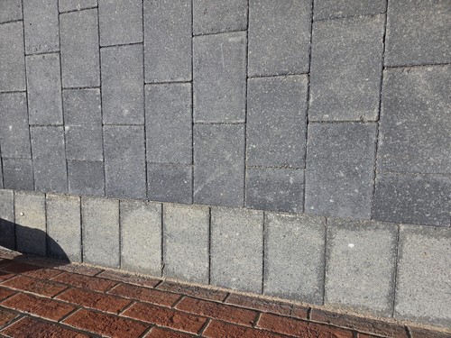 Grey concrete block - block, paving
