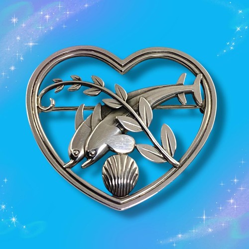 Georg jensen dolphin heart - jensen,