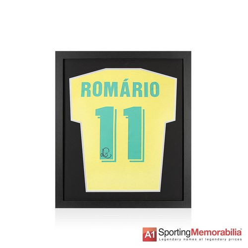 Framed romario signed - romario,