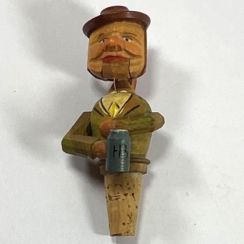 Vintage hand carved wood - hand,