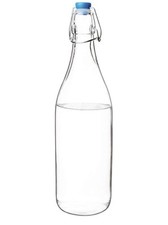 Olympia Glass Water Bottles with Swing Top Stopper 1L Pack of 12