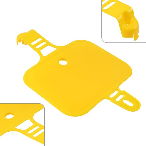 Yellow front number plate - yellow, for