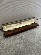 Vintage Leslie Davis Brown Bracelet Jewellery Box Storage Only Fine 