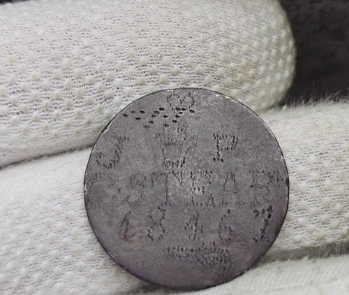 1806 half penny - penny, heart