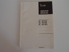ICOM R71 AED (GENUINE PRINT SERVICE MANUAL ONLY)..........RADIO_TRADER_IRELAND.