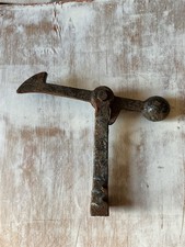 19th Century Metal Rocking Gate Stop Latch Reclaimed Vintage Architectural Antiq