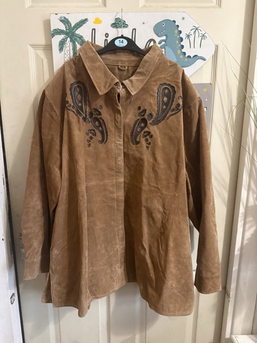 Vintage 90s beth terrell suede - vintage,