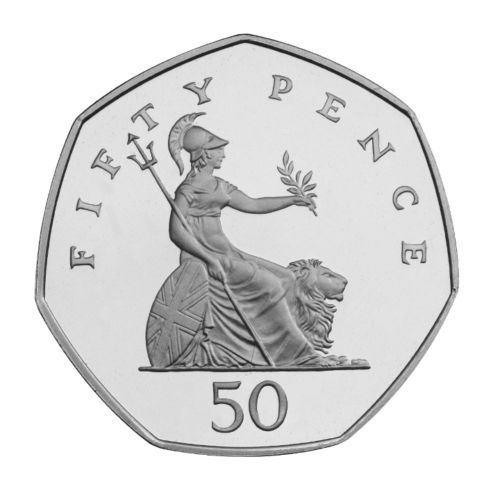 Rare 50p fifty pence - , english