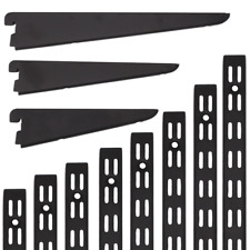 Twin Slot Shelving Black