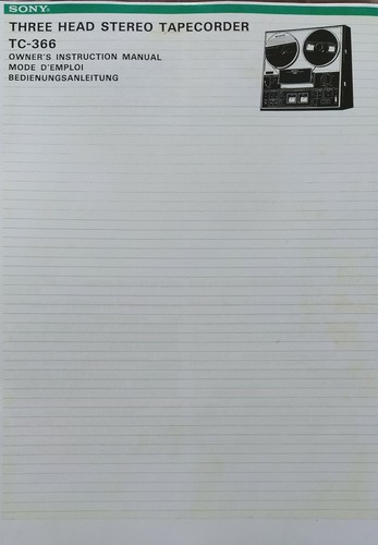 Sony 366 reel - -,