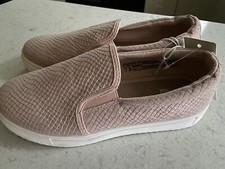 Ladies Dusky Pink / Nude Loafer Shoes Size 5 BNWTs