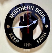 Northern Soul wall clock