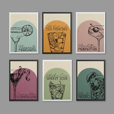 Cocktail Drink Vintage 1920s Style Poster Frame Available