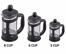 Serving cafetiere coffee maker - serving,