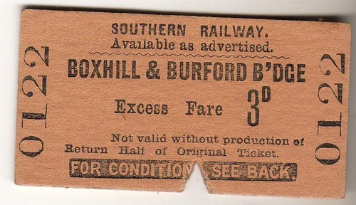 Railway ticket southern - railway,