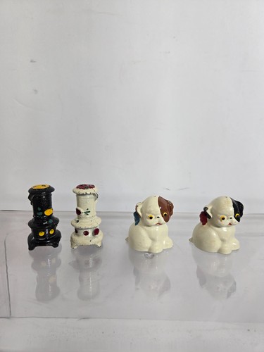 Vtg metal salt pepper - vtg,