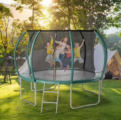 Trampoline outdoor exercise - trampoline,