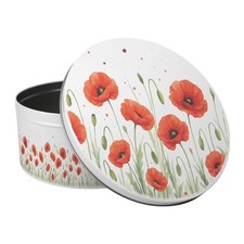Summer Poppies Large Cake Tin