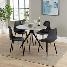 Aspen grey oak effect round - aspen, grey-oak