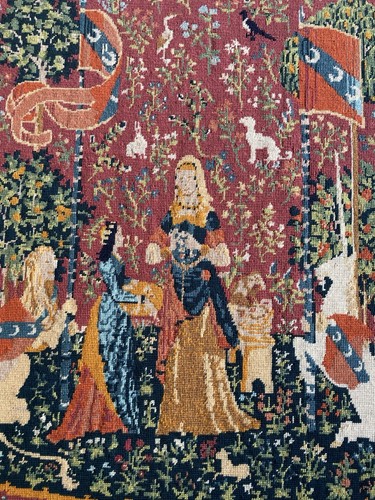 Vintage completed tapestry - vintage,