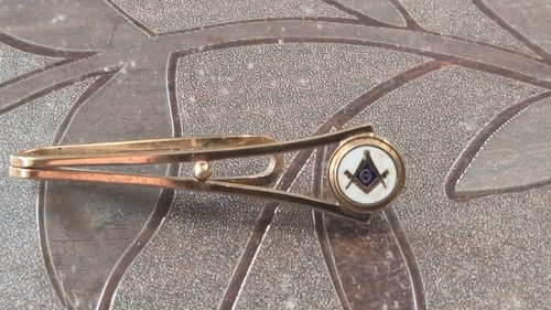 Vintage masonic yellow gold - yellow,