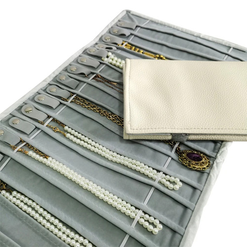 White leather travel - white,