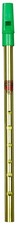 Flageolet brass green top - flageolet,