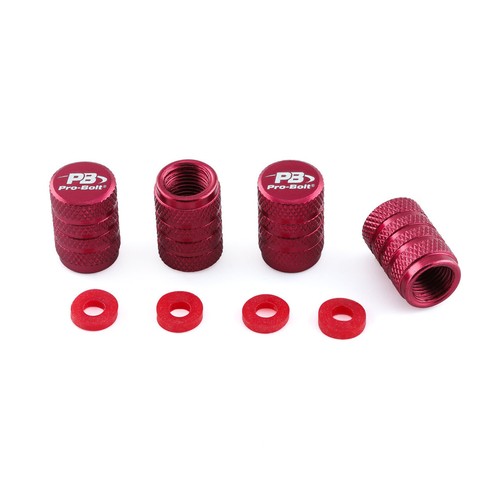 Valve caps dust - caps, red