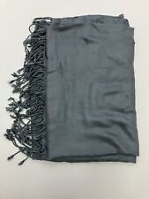 Silver Grey Pashmina Scarf Shawl Wrap Sarong
