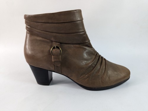 Footglove brown leather - m, &