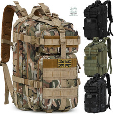 NEW KombatUK Small Stealth Molle Hiking Assault Pack Rucksack Backpack 25 Litre